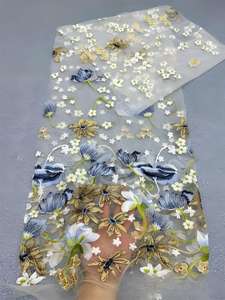 Tissu tricoté à broderie florale style Super Secret, très demandé, exclusivement pour l'approvisionnement transfrontalier eBay <span class=keywords><strong>d</strong></span>'accessoires de mariage - Product Image 1