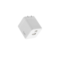 Pengisi daya ponsel USB-C Mini 30W, adaptor USB-A 5V 2,4 A untuk Laptop & kamera JP, colokan AS