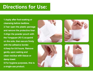 Meditan Meilleur Adhésif Amincissant Soutien au Sommeil Infusé de Vitamines Herbe de Cynorrhodon <span class=keywords><strong>pour</strong></span> la Santé et le Bien-être Détox Coussinets <span class=keywords><strong>pour</strong></span> <span class=keywords><strong>les</strong></span> <span class=keywords><strong>Pieds</strong></span> - Product Image 2
