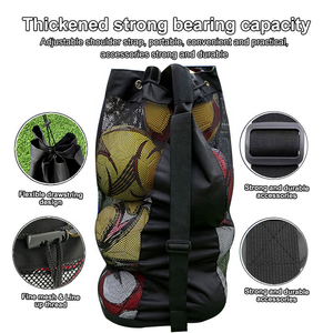 Mochila <span class=keywords><strong>de</strong></span> fútbol personalizada <span class=keywords><strong>de</strong></span> gran capacidad con <span class=keywords><strong>bolsa</strong></span> <span class=keywords><strong>de</strong></span> malla para balones, <span class=keywords><strong>bolsa</strong></span> <span class=keywords><strong>de</strong></span> malla para baloncesto, <span class=keywords><strong>bolsa</strong></span> deportiva <span class=keywords><strong>de</strong></span> malla para fútbol, voleibol y otros deportes. - Product Image 2