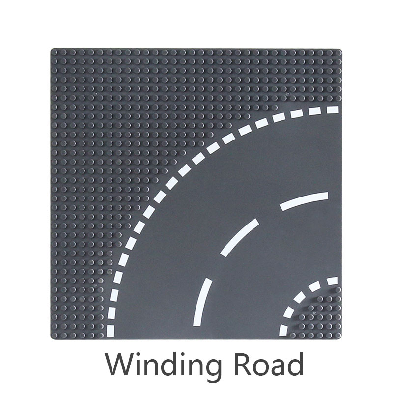 1PC curva Road-1PC (10x10 pulgadas)