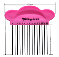 Peigne Quilling en acier inoxydable de qualité supérieure outil de bricolage en papier créatif pour Quilling pour l'artisanat en papier
