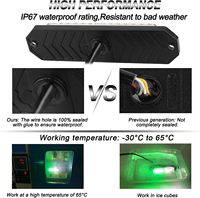 8 Piezas de Luces Estroboscópicas LED de 12V, Ultra Delgadas, de Montaje Superficial, Intermitentes, para Camiones, Automóviles, Baliza de Emergencia, Advertencia de Peligro