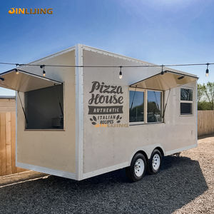 JINLIJING multifunzionale Catering Food carrello per Pizza da strada camion per pane da forno Mobile cucina barbecue cibo rimorchio completamente attrezzato - Product Image 1