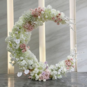 Arco Floral Semicircular de Metal para Ceremonias al Aire Libre y Fondo Fotográfico - Product Image 4