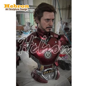 Vente <span class=keywords><strong>en</strong></span> gros de figurines <span class=keywords><strong>en</strong></span> résine <span class=keywords><strong>Avengers</strong></span> GK, buste de Iron Man MK3, statue de <span class=keywords><strong>film</strong></span> d'animation, figurine de Iron Man Spider-Man pour la décoration de la maison - Product Image 4