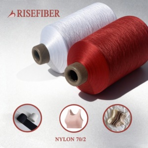 100% <span class=keywords><strong>Nylon</strong></span> Garen Dope Geverfd Sim Breien Hoge Vasthoudendheid Polyester 70d/2 Voor Naaien En Weven Kleurrijke Schrijven - Product Image 1