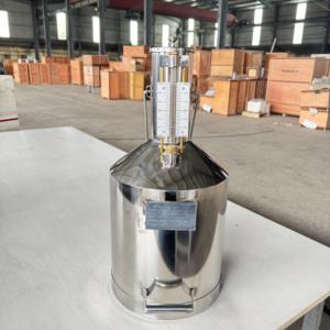 Yakıt dağıtıcı kalibrasyonu için paslanmaz çelik ölçüm 5L 10L 20L dayanıklı standart Metal kutu - Product Image 5
