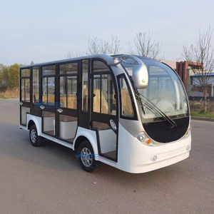 Autobús Turístico Eléctrico de Color Personalizado, Puertas de Vidrio Totalmente Cerradas, Capacidad para 14 Personas, Estructura de Acero para Recorridos Urbanos al Aire Libre - Product Image 5