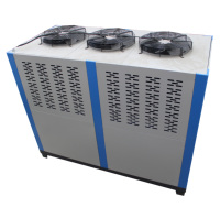 Refroidisseur d'eau industriel de marque de 10 tonnes refroidi par air respectueux de l'environnement R407C/R410A noyau de pompe de compresseur de traitement en plastique
