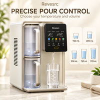 Purificateur d'eau électrique autonome avec mode de refroidissement 6C, sortie d'eau chaude instantanée, commande tactile, boîtier en plastique pour usage hôtelier