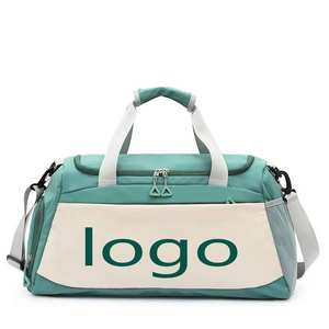 2025 Custom Logo Luxury Sports Gym <b>Bag</b> Eco-Friendly <b>Waterproof</b> Polyester Zipper Closure Travel Duffel <b>Bag</b> for Outdoor Use - Product Image 3