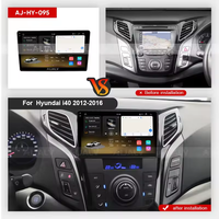 Autoradio Android portable 9 pouces, cadre de tableau de bord GPS RGB intégré, kit de tableau de bord, unité principale, panneau pour I40 2011-2019 ABS 1 an
