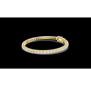 Pulsera de tenis Zyorio Jewels de plata de ley con diamantes cultivados en laboratorio para mujer, estilo clásico, regalo de boda y ocasiones especiales - Product Image 5