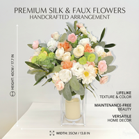 Fleurs de printemps pour la décoration de table, plantation de printemps, fleurs artificielles, décoration de mariage, décoration de porche de printemps, vente en gros