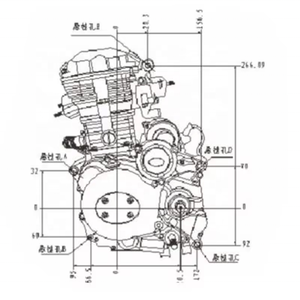Moteurs de moto CQJB <span class=keywords><strong>Moteur</strong></span> de moto <span class=keywords><strong>Lifan</strong></span> <span class=keywords><strong>250cc</strong></span> 2 cylindres - Product Image 4