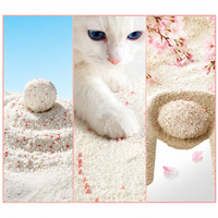 Litière pour chat en manioc écologique et biodégradable, formule double amidon, agglomération rapide, très faible émission de poussière, contrôle des odeurs, hautement absorbante