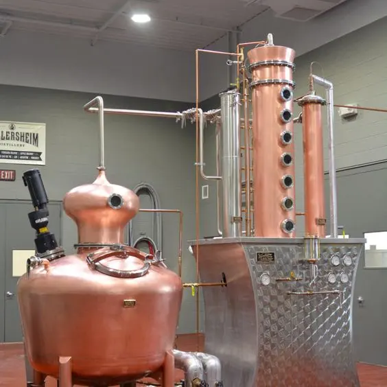 Boben 2024 Hot Style Commercial Distillery Equipment Multifunctional Brandy Whiskey Rum Alcohol Copper Still Distiller