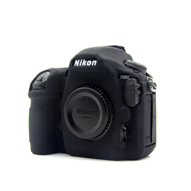 YEAH Camera Case for Nikon D850 - Silicone Protective DSLR Skin Cover, Detachable Cage, Shockproof, Dustproof