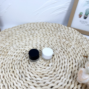 Lujo 15g 30ml 50g 60ml 100mL Cosméticos Crema facial Frascos de vidrio Marrón mate esmerilado con tapa CR para el cuidado de la piel - Product Image 2