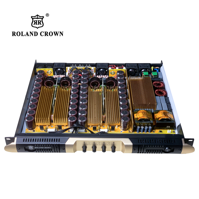 Roland Crown Professional R42000 8000W 4-Channel Gallium Nitride Class-D Audio Power Amplifier 1U Digital Receiver Private Mold