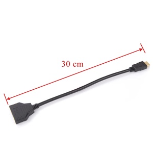 0.3M 1080P 1 Trong 2 HDMI Để HDMI Adapter Cable HDMI Splitter Cáp Âm Thanh Adapter Chuyển Đổi Cho Máy Tính Xách Tay Máy Tính Để Bàn Màn Hình Máy Chiếu - Product Image 2