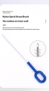 Set de limpieza de biberones de viaje al por mayor, cepillo de silicona y escurridor, portátil para tetinas y pajitas - Product Image 3