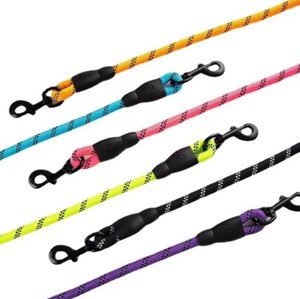 Cuerda de nailon redonda trenzada reflectante de 5 pies, cuerda de tracción para perros, cuerda de escalada trenzada duradera, correa para mascotas - Product Image 2