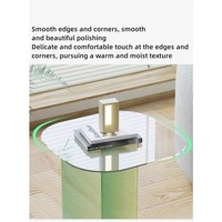 Moderner Luxuriöser Transparenter Acryl-Farbverlauf Esstisch Anpassbare Größe und Farbe für Zuhause Apartment Esszimmer-Möbel