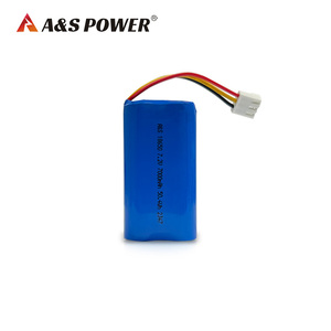 サプライヤー製 充電式 18650 7.2V 3500mAh リチウムイオンバッテリーパック（BMS搭載）ポータブルデバイス用 - Product Image 2