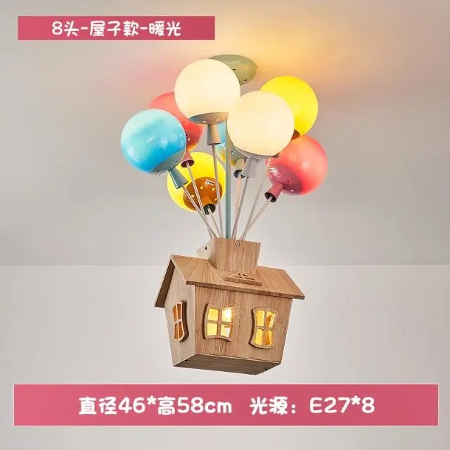 Lampadario a sfera Fly House a 8 teste