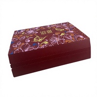 Boîte Cadeau Haut de Gamme Écologique Nid d'Oiseau en Carton Réutilisable avec Fermeture Éclair en Feuille d'Aluminium pour Promotion en Supermarché, Finition Bronzée