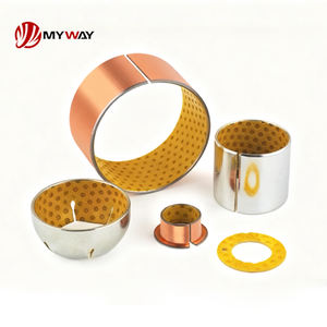 Bague de fixation MYWAY SF-2 en acier + poudre de bronze + POM |   Capacité de charge élevée, résistance extrême à l'usure, auto-lubrifiant, montage par pressage - Product Image 1