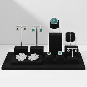 Custom Simple and luxurious jewelry display props <b>rings</b> <b>necklaces</b> bracelets earrings pendants jewelry counters display racks - Product Image 4