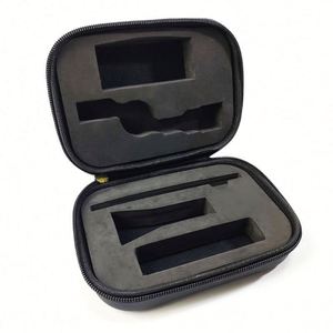 Étui de chargeur USB portable en cuir PU noir pour voiture, avec plateau rigide sans fil en EVA, idéal pour les voyages et étanche pour téléphones mobiles - Product Image 1