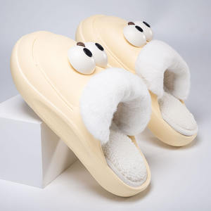 Invierno algodón arrastre Gran Ojo perro hogar antideslizante fondo grueso - Product Image 3