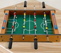 Mini jeu de football de table |   Portable et durable |   Parfait pour le plaisir en famille et les pauses au bureau : Table de baby-foot