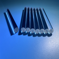 Barres de quartz optique personnalisables avec une pureté de 99,99 % de SiO2, forme cylindrique, pour applications semi-conductrices