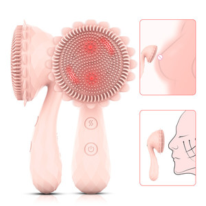 Zonnebloem Borstel Vibrator Vrouwelijk Clitoraal Orgasme Masturbator - Product Image 3