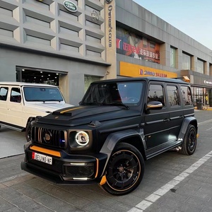 Pour Mercedes-Benz Classe G G Wagon W463A W464 G63 G500 : Diffuseur avant en fibre de carbone sèche style R, pièces de voiture, lèvre avant - Product Image 5