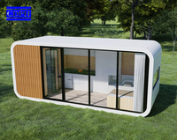 Cabine de travail mobile préfabriquée moderne et populaire de 20 pieds ou 40 pieds pour l'extérieur, type Apple Cabin Container House