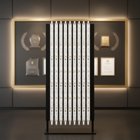 Barre de LED en aluminium avec puce SMD 3030 à réflexion diffuse, 12 LED/m, pour éclairage de panneaux, de poteaux et de logos, rétroéclairage