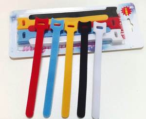 Customized Logo Printed Cable Ties Reusable Double-Sided Nylon Strap Adjustable Strap Dot <b>Adhesive</b> Tape Cat Type Needle Type - Product Image 3