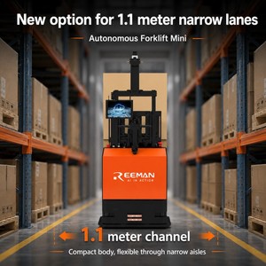 Robot compact de manutention de palettes autonome MINI Stackerman pour entrepôts, secteurs de la santé et logistique industrielle - Product Image 2