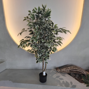 Vente en gros Offre Spéciale arbre de <span class=keywords><strong>Ficus</strong></span> artificiel bonsaï vert <span class=keywords><strong>Ficus</strong></span> arbre d'intérieur plantes artificielles <span class=keywords><strong>Ficus</strong></span> Banyan arbre artificiel à vendre - Product Image 2