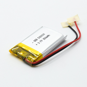 Hot sale lipo 502030 3,7 V 250 mAh Li-ion polymer battery - Product Image 3