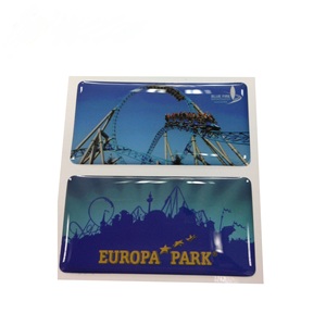 Custom OEM Design Brand Name <b>Waterproof</b> Adhesive Dome <b>Stickers</b> Epoxy Resin 3D Logo Clear Dome Epoxy <b>Sticker</b> - Product Image 4