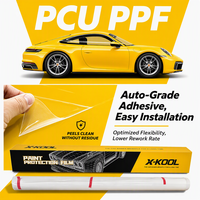 Film de protection de peinture PCU PPF auto-adhésif amovible de qualité supérieure, sans résidu, haute élasticité, film de protection de carrosserie de voiture TPU PPF