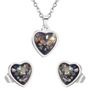 Ensemble de bijoux en or, ensemble de bijoux de mariée, type collier et boucles d'oreilles pour filles - Product Image 5