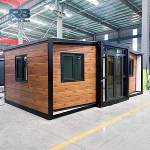Casa Mobile Modulare 20FT 40FT con 2 Camere da Letto, Lussuosa Casa Prefabbricata Portatile Espandibile in Container per l'Australia - Product Image 1